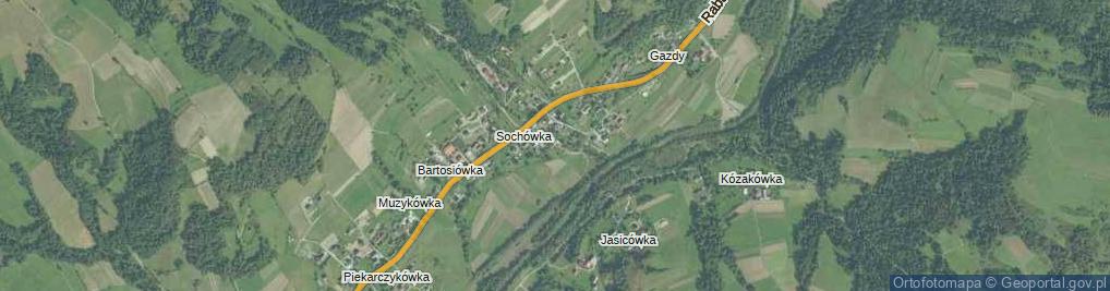 Zdjęcie satelitarne Osiedle Sochówka os.